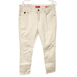 Guess Men’s Size 32x30 Medium Rise Skinny Jeans Scotch Fit with Destroy Stretch